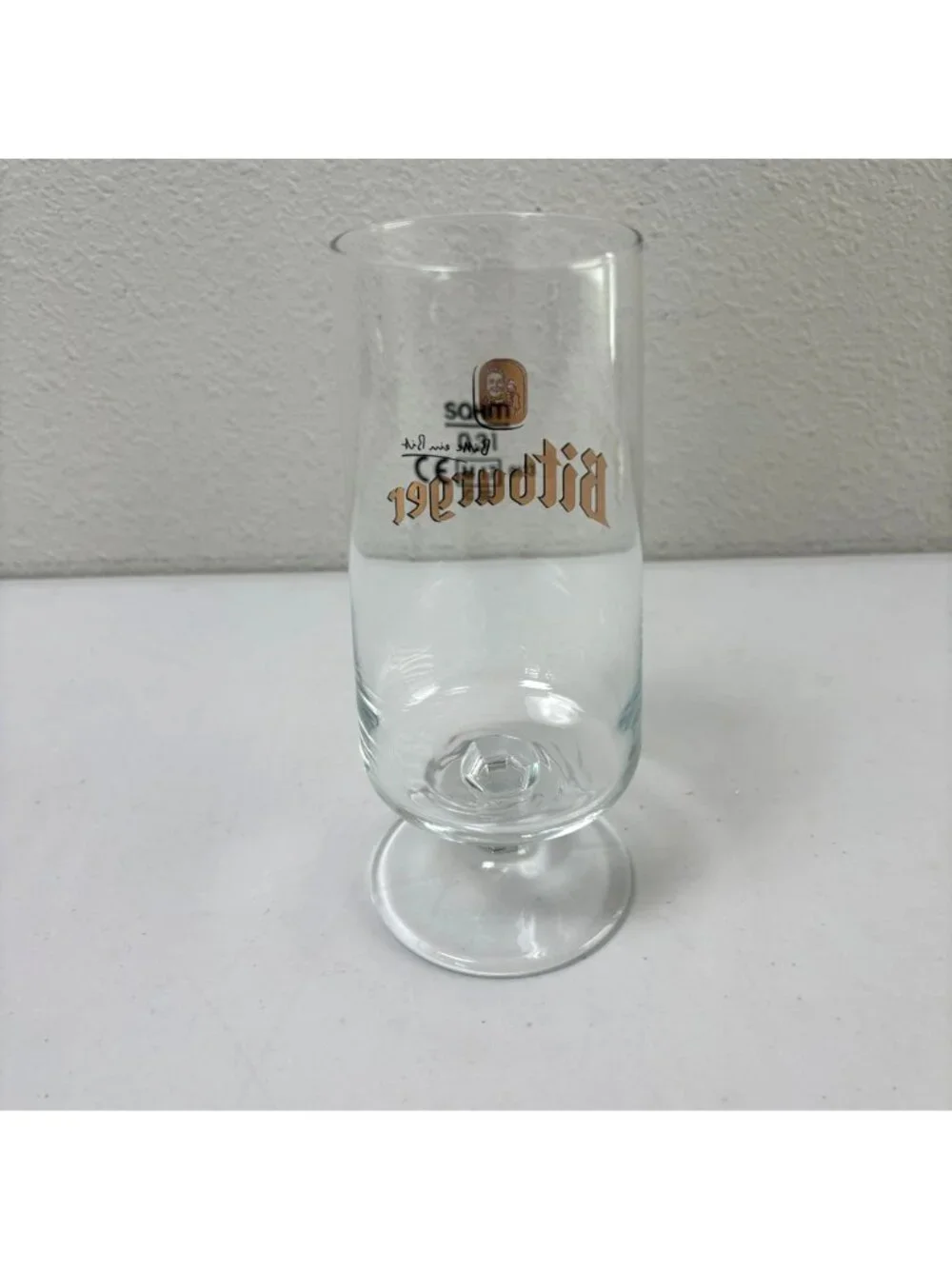 Bitburger German‎ Beer Glass Pilsner 0,31 Brewery Stemmed Bitburg SAHM